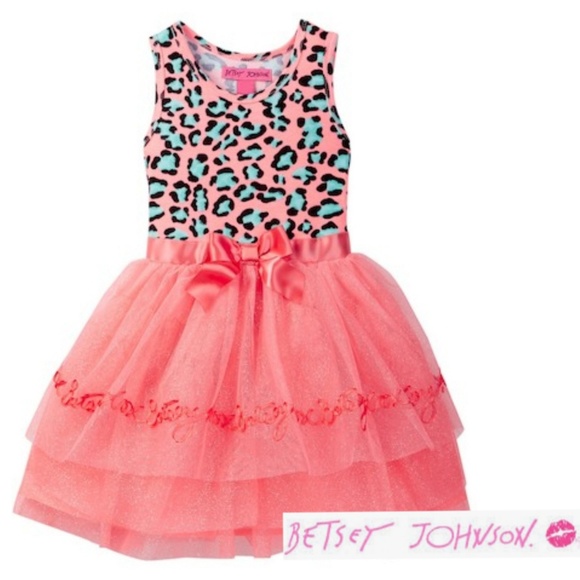 Betsey Johnson Other - Betsey Johnson Leopard Tutu Dress (2T)